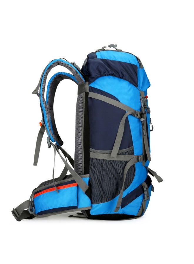 Mountaineering Backpack 65L Hiking Large Capacity Outdoor Travel Multifunctional Storage Backpack-Color:Orange-Capacity:60L+5L - Image 4